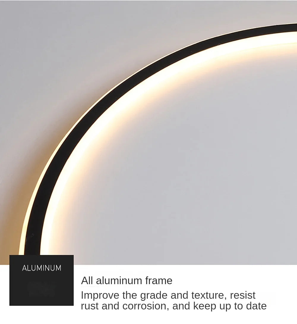 Plafonnier Circulaire Minimaliste LED Dimmable Rond