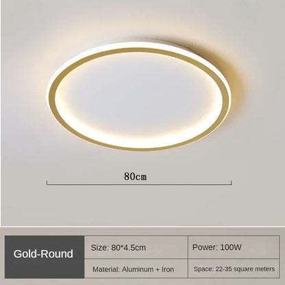 Plafonnier Circulaire Minimaliste LED Dimmable Rond