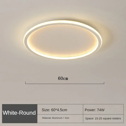 Plafonnier Circulaire Minimaliste LED Dimmable Rond