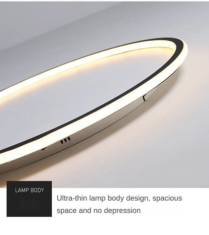 Plafonnier Circulaire Minimaliste LED Dimmable Rond