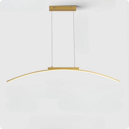 Plafonnier Moderne Arc Courbé en Fer Forgé LED - PlafonnierDeco