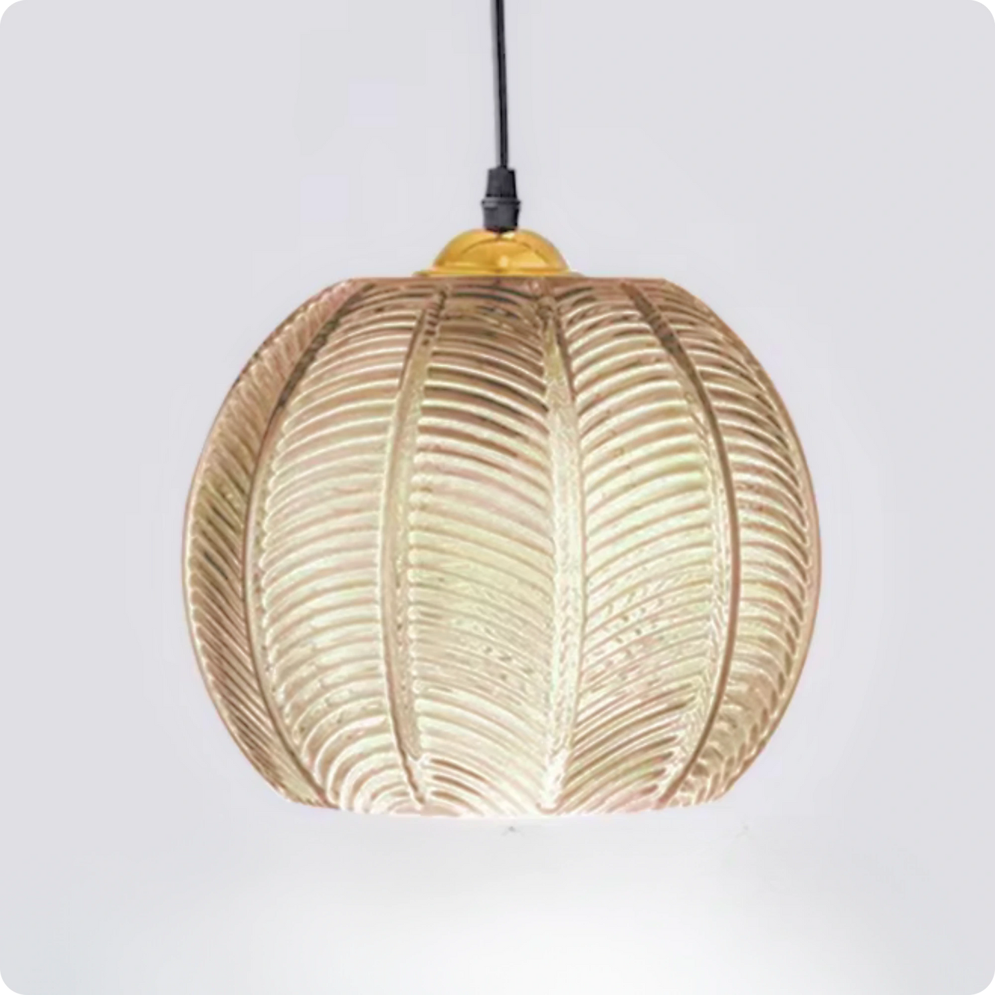 Plafonnier Design Verre Soufflé pour Ambiance Tamisée - PlafonnierDeco