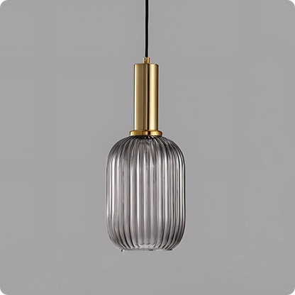 Plafonnier Verre Sculpté Suspendu - Design Moderne Élégant - PlafonnierDeco