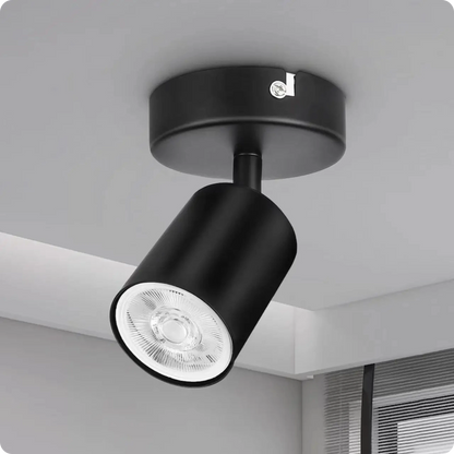 Plafonnier Design Noir Éco-Énergie GU10 Métal pour Intérieur Moderne - PlafonnierDeco