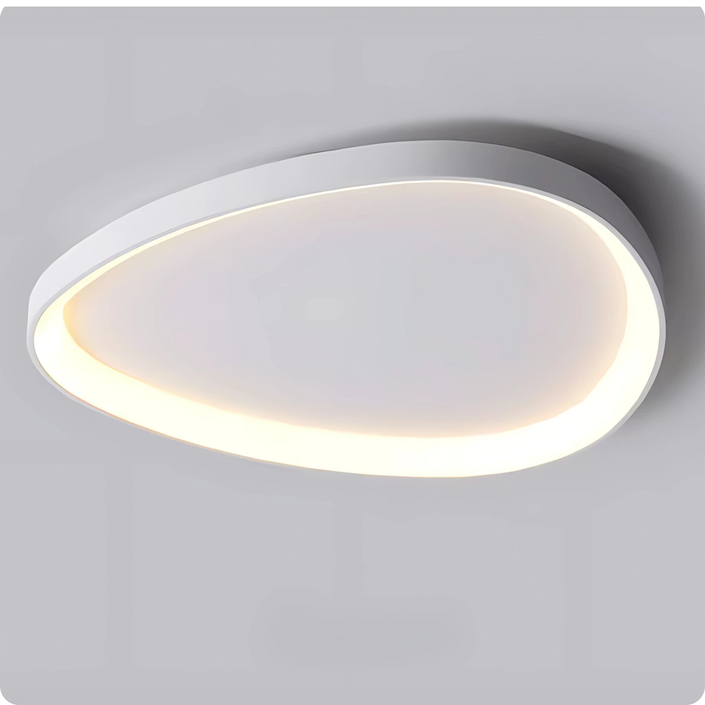 Plafonnier Design Moderne Semi-encastré LED à intensité variable - PlafonnierDeco