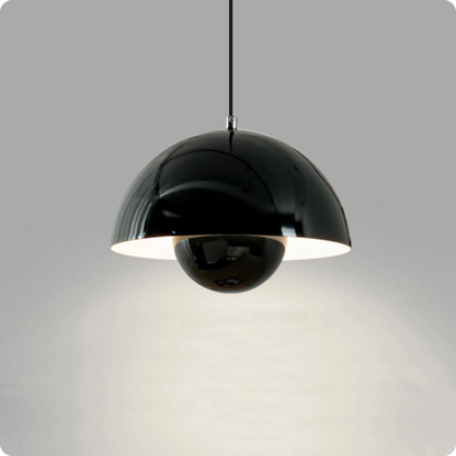 Plafonnier LED Suspendu Style Bourgeon en Métal Peint Multicolore - PlafonnierDeco