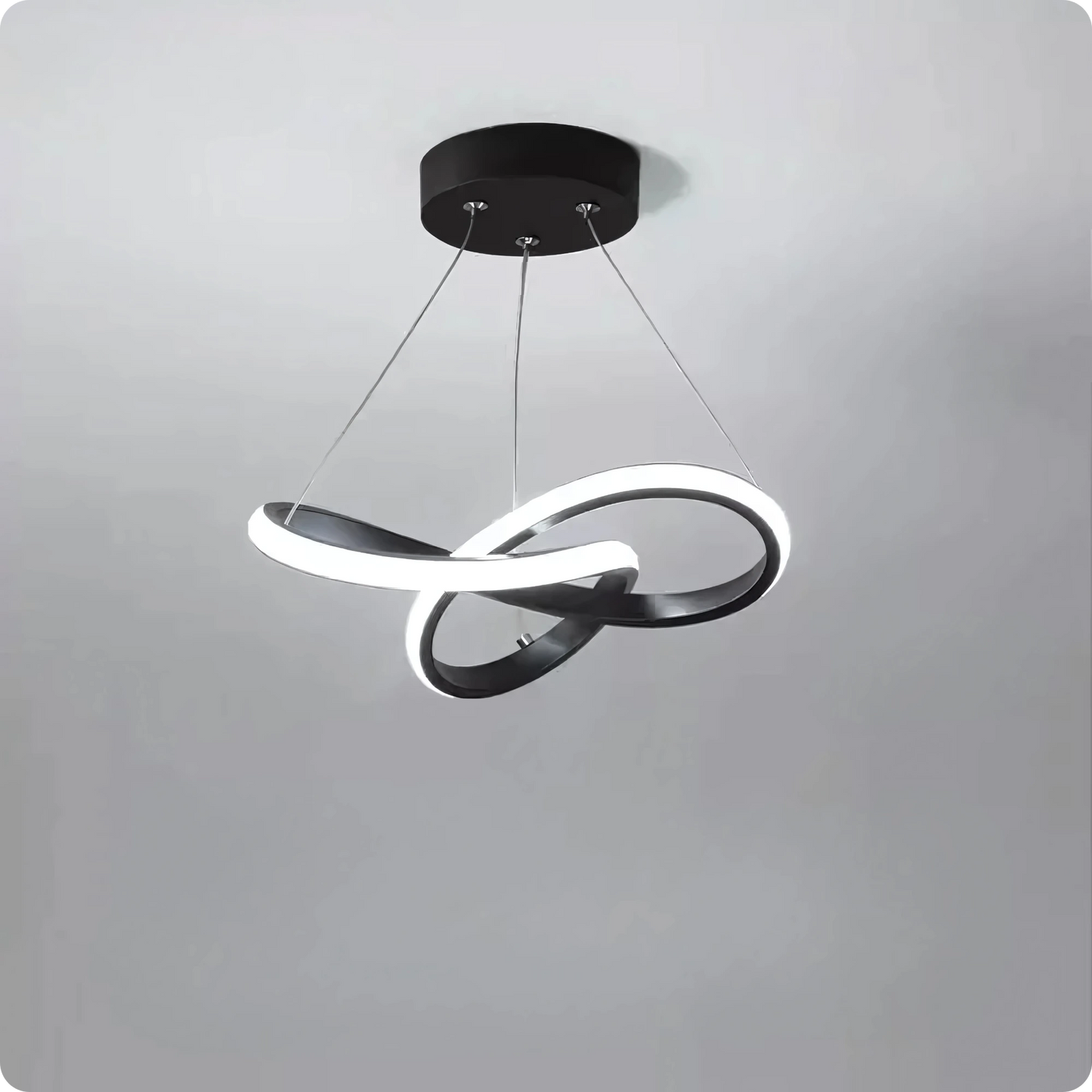 Plafonnier Suspendu Métal Bicolore Style Nordique LED - PlafonnierDeco