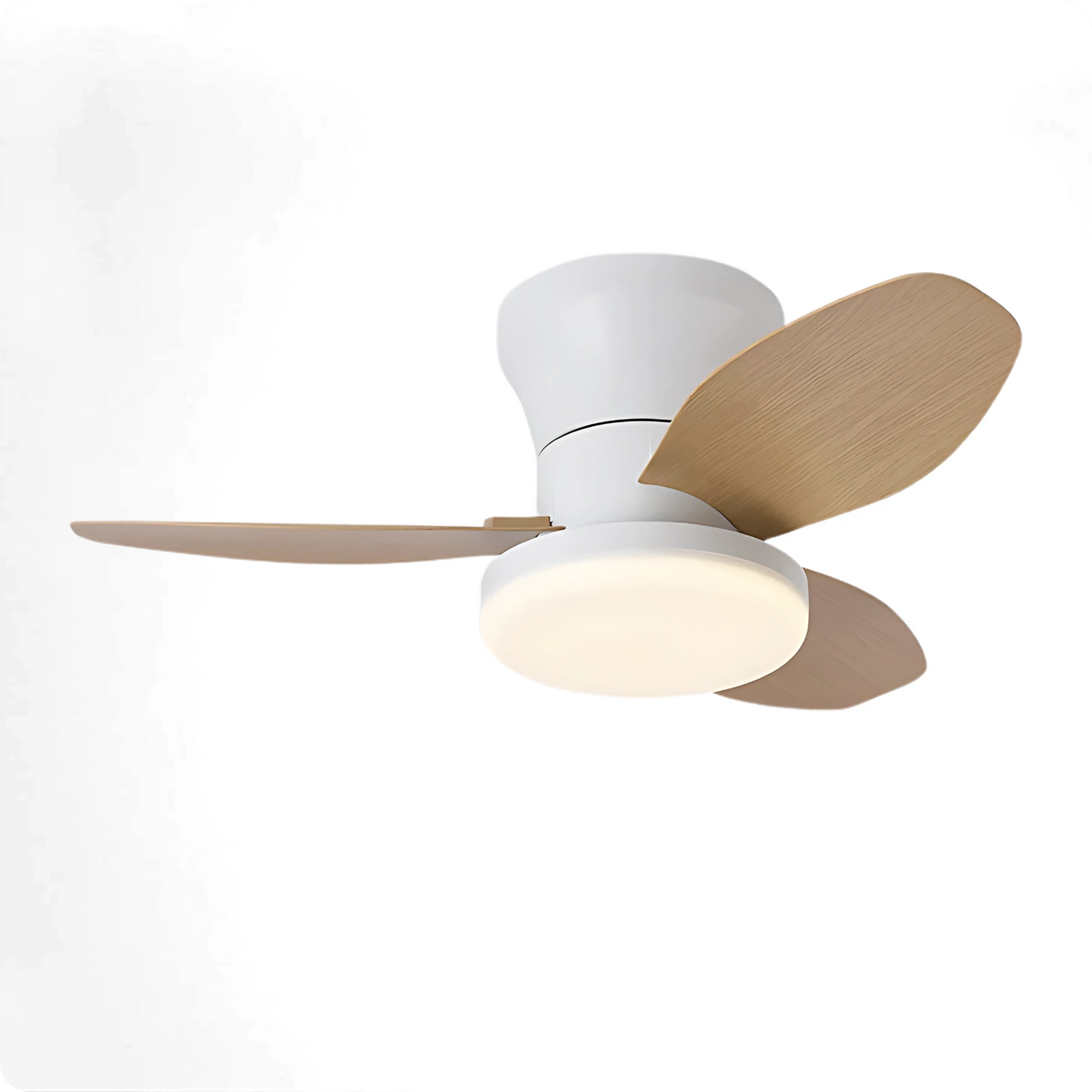 Plafonnier Ventilateur à 3 Pales - LED Réglable avec Télécommande - PlafonnierDeco