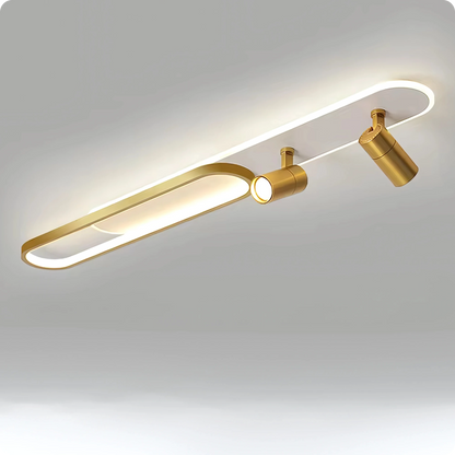 Plafonnier Moderne à Spots LED et Température Changeable - PlafonnierDeco