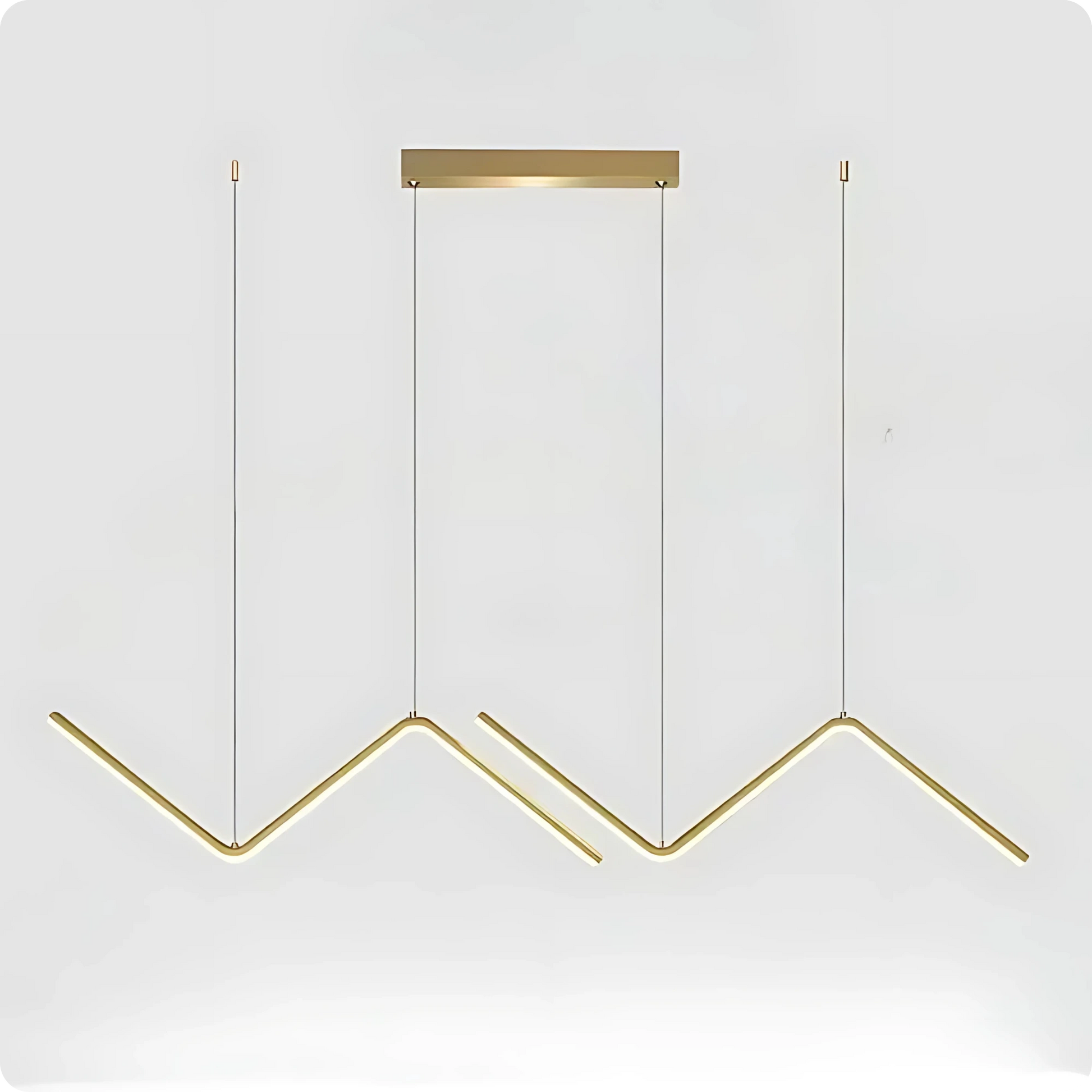 Plafonnier Moderne Forme Z à LED Dimmable - PlafonnierDeco