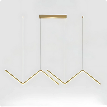 Plafonnier Moderne Forme Z à LED Dimmable - PlafonnierDeco
