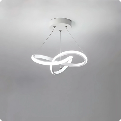 Plafonnier Suspendu Métal Bicolore Style Nordique LED - PlafonnierDeco