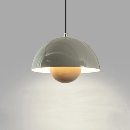 Plafonnier LED Suspendu Style Bourgeon en Métal Peint Multicolore - PlafonnierDeco