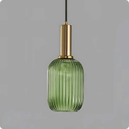 Plafonnier Verre Sculpté Suspendu - Design Moderne Élégant - PlafonnierDeco