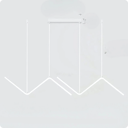 Plafonnier Moderne Forme Z à LED Dimmable - PlafonnierDeco