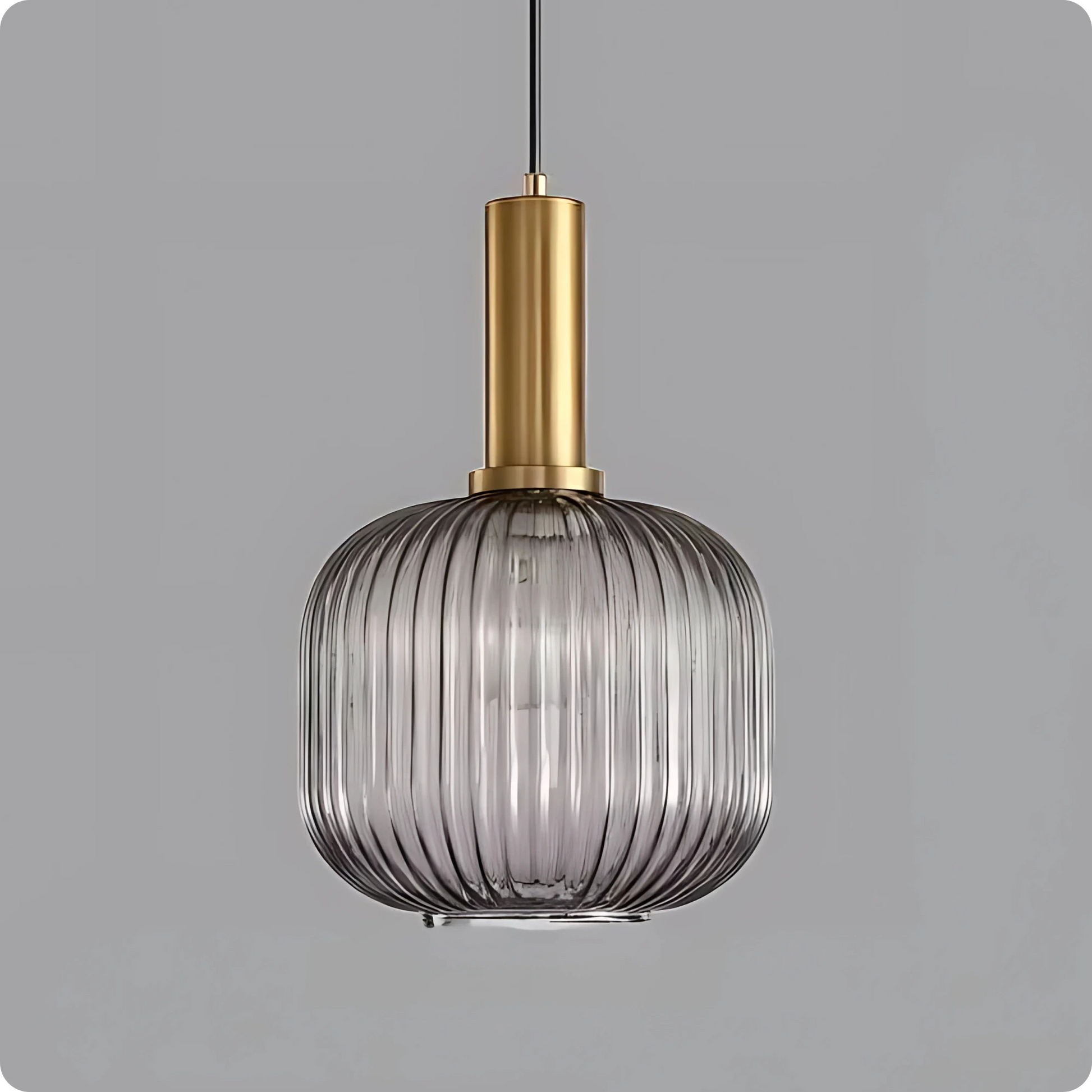 Plafonnier Verre Sculpté Suspendu - Design Moderne Élégant - PlafonnierDeco