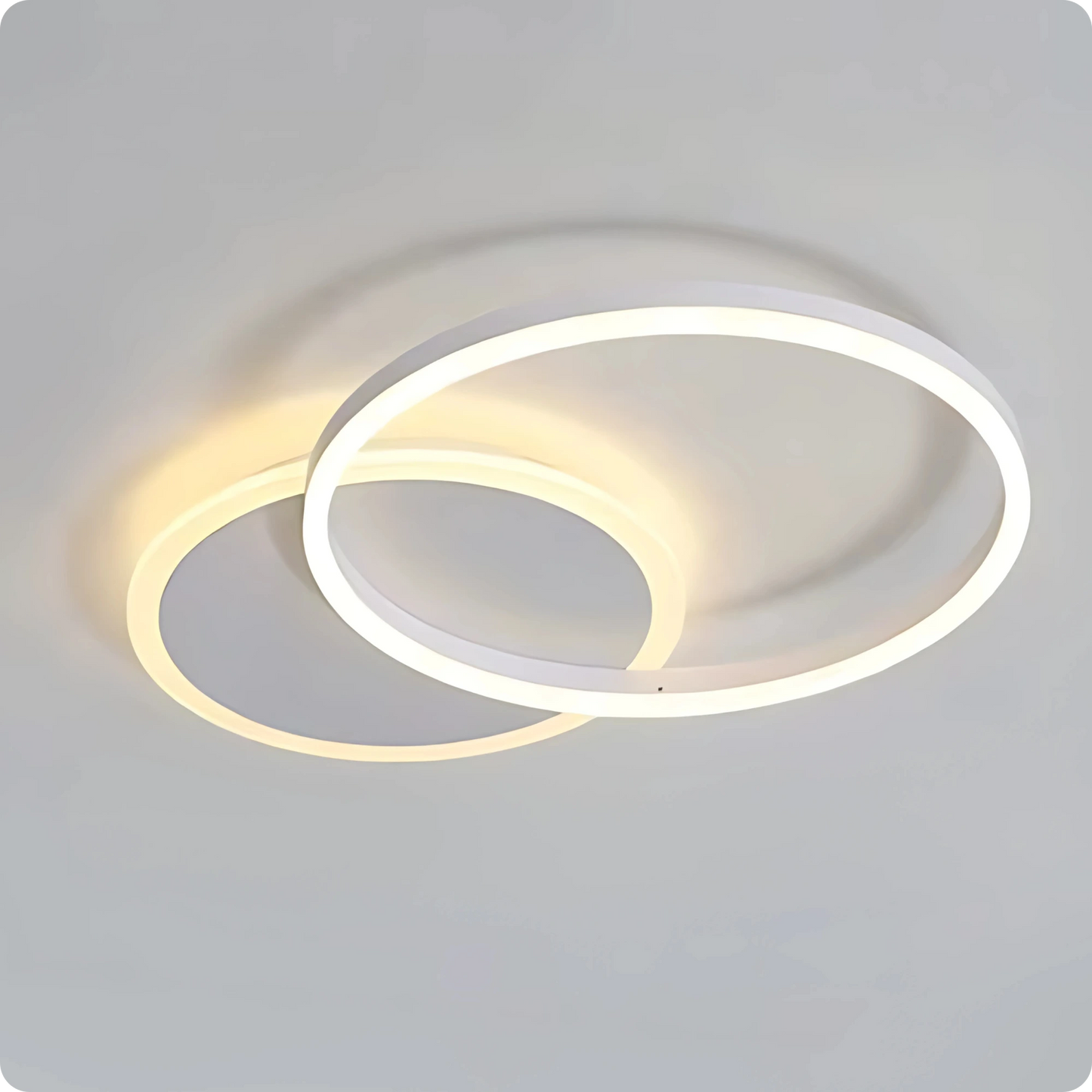 Plafonnier Design à Anneaux Circulaires Multiples | Semi-encastré - PlafonnierDeco