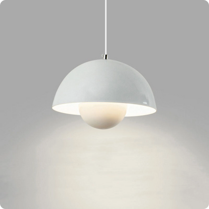 Plafonnier LED Suspendu Style Bourgeon en Métal Peint Multicolore - PlafonnierDeco