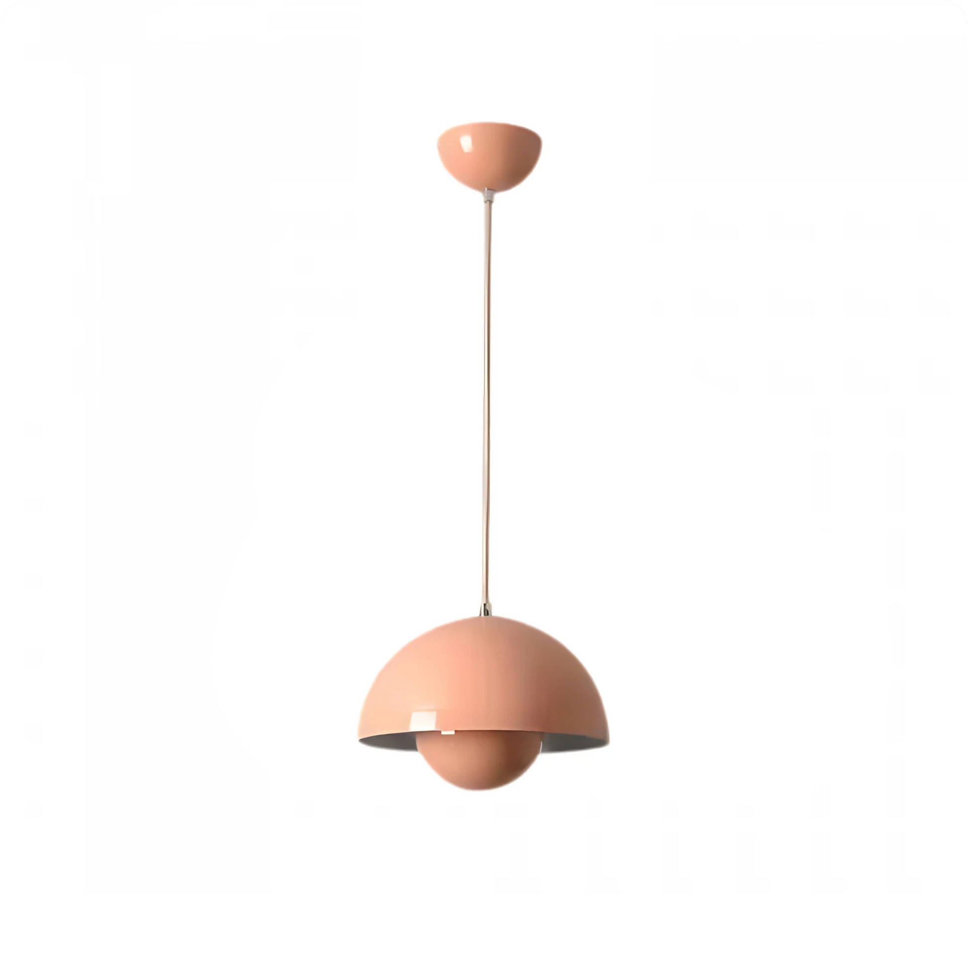 Plafonnier LED Suspendu Style Bourgeon en Métal Peint Multicolore - PlafonnierDeco
