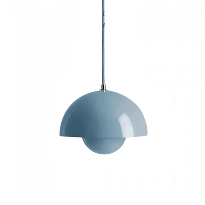 Plafonnier LED Suspendu Style Bourgeon en Métal Peint Multicolore - PlafonnierDeco