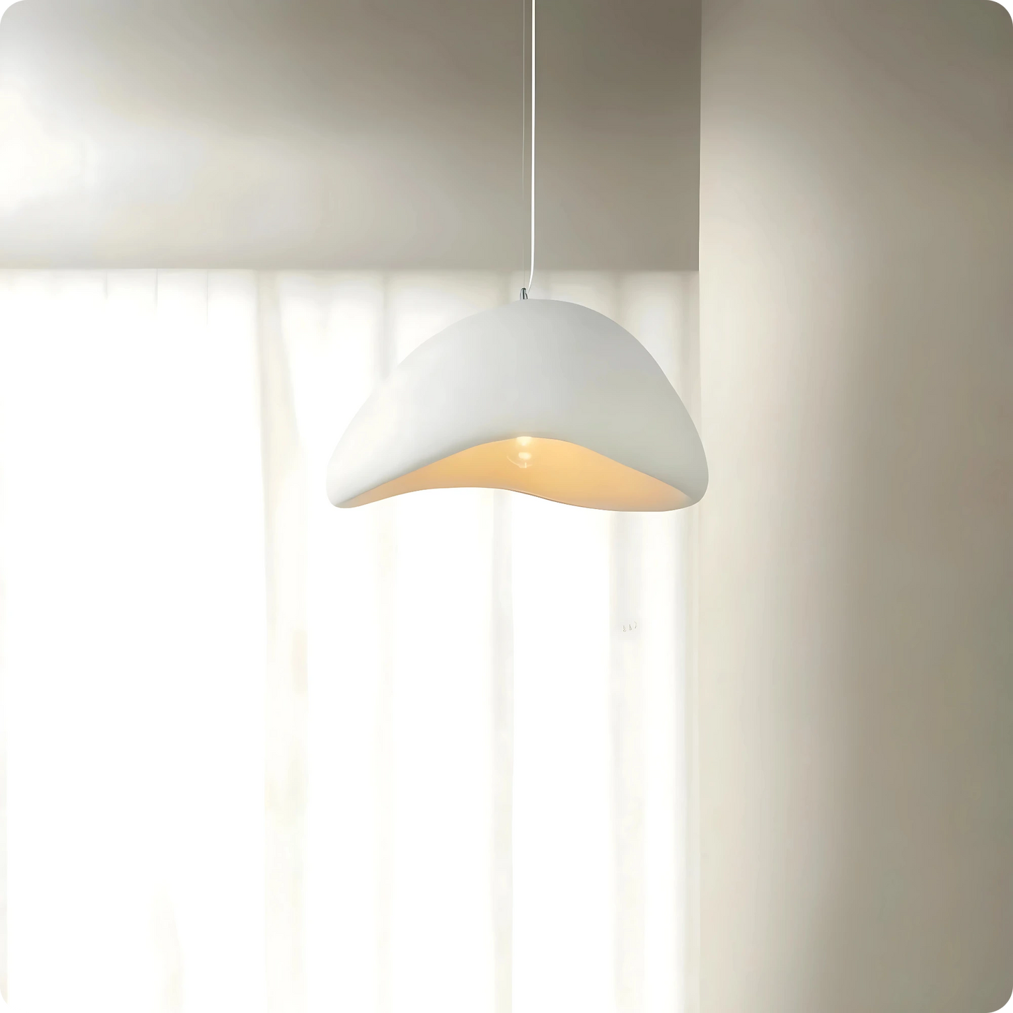 Plafonnier Moderne LED – Suspension E27 en Fer Peint Blanc Élégant - PlafonnierDeco