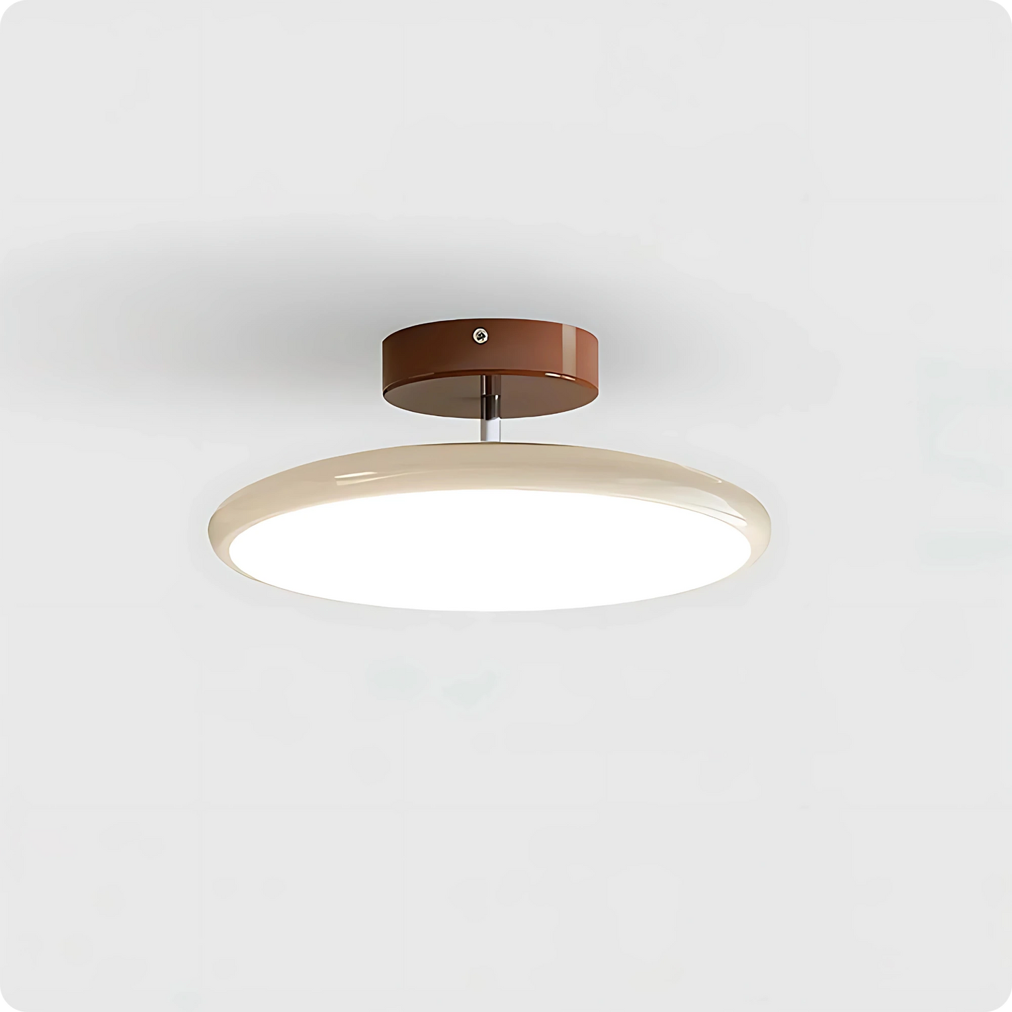 Plafonnier LED rond en métal avec design moderne et décoratif - PlafonnierDeco
