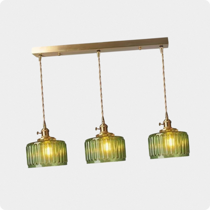 Plafonnier Verre Transparent Suspendu Moderne pour Intérieurs Tendance - PlafonnierDeco
