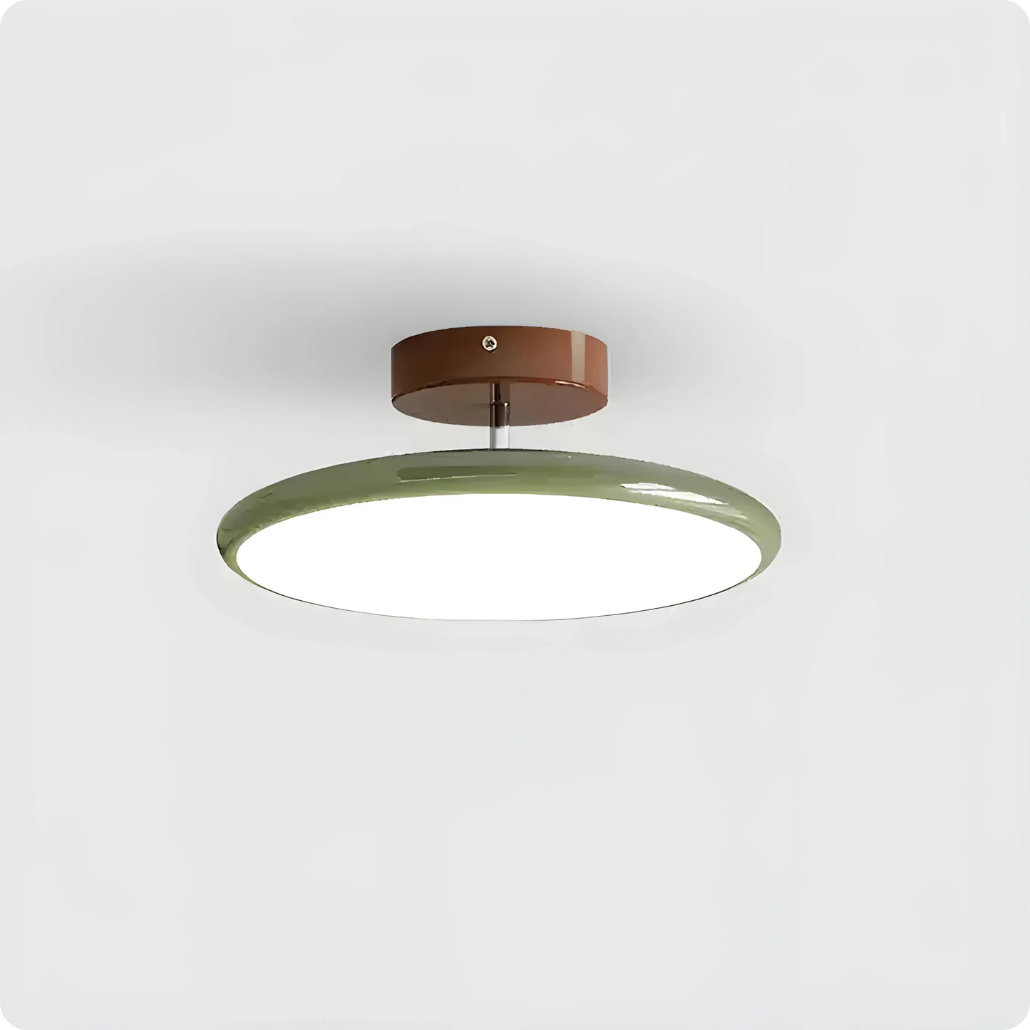 Plafonnier LED rond en métal avec design moderne et décoratif - PlafonnierDeco