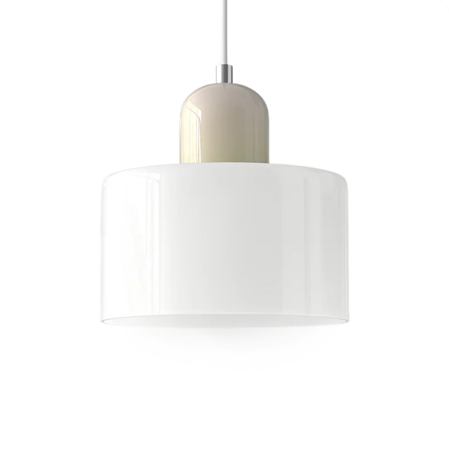 Plafonnier Design Verre Vert Fumé en Suspension Longue LED E27 - PlafonnierDeco